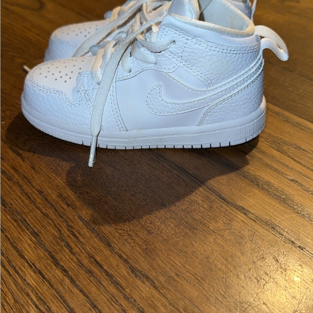 Nike Kids All-White Sneakers